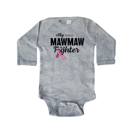 Inktastic Breast Cancer Awareness My Mawmaw is a Fighter Gift Baby Boy or Baby Girl Long Sleeve Bodysuit
Inktastic Breast Cancer Awareness My Mawmaw is a Fighter Gift Baby Boy or Baby Girl Long Sleeve Bodysuit