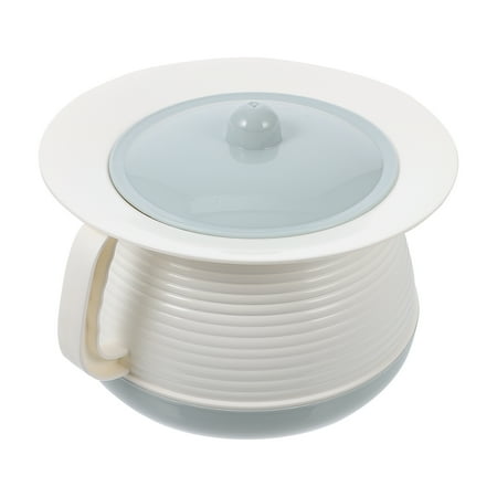 NUOLUX 1pc Plastic Elder Chamber Pot Household Spittoon Simple Spittoon with Lid Handle