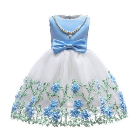 4T Baby Girls Dress Baby Girls Party Dress Floral Tutu Dress Sleeveless Dress Birthday Gift 4-5T Toddler Girls Formal Princess Dress Blue
4T Baby Girls Dress Baby Girls Party Dress Floral Tutu Dress Sleeveless Dress Birthday Gift 4-5T Toddler Girls Formal Princess Dress Blue
