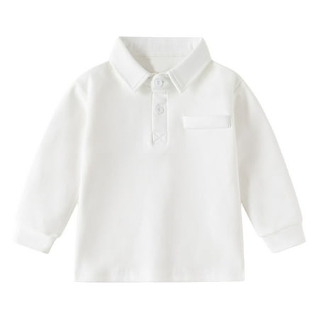 Baby Boy Clothes 18-24 Months Boys Dress Shirts Boys School Uniform Long Sleeve Polo Shirt Button Closure Fashion Polo Shirt White 5-6 Years
Baby Boy Clothes 18-24 Months Boys Dress Shirts Boys School Uniform Long Sleeve Polo Shirt Button Closure Fashion Polo Shirt White 5-6 Years