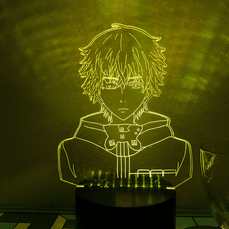 JUSTUP 3D Anime Ghoul Illusion Lamp with 16 Color Remote Control 3D LED Night Light for Children s Bedroom Decorative Lamp --- C2(Black Seat)
JUSTUP 3D Anime Ghoul Illusion Lamp with 16 Color Remote Control 3D LED Night Light for Children s Bedroom Decorative Lamp --- C2(Black Seat)