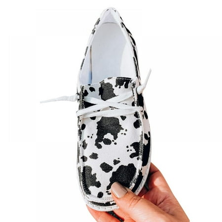 PRAETER Women s Casual Breathable Canvas Shoes Fashion Single Shoes