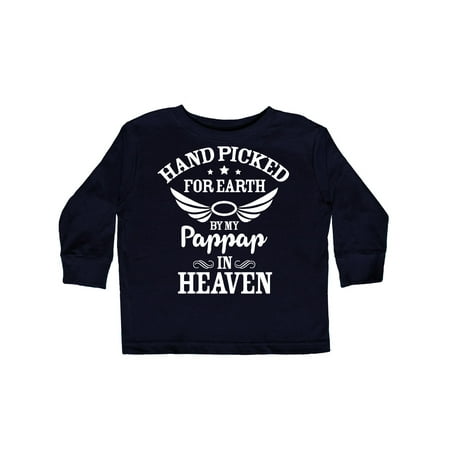 Inktastic Handpicked for Earth By My Pappap in Heaven with Angel Wings Gift Toddler Boy or Toddler Girl Long Sleeve T-Shirt 
Inktastic Handpicked for Earth By My Pappap in Heaven with Angel Wings Gift Toddler Boy or Toddler Girl Long Sleeve T-Shirt