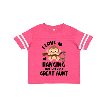 Inktastic Monkey I Love Hanging out with My Great Aunt Gift Toddler Boy or Toddler Girl T-Shirt
Inktastic Monkey I Love Hanging out with My Great Aunt Gift Toddler Boy or Toddler Girl T-Shirt