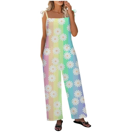 Womens Summer Stretchy Long Pant Romper Casual Spaghetti Strap V Neck Oversized Wide Leg Jumpsuit Drawstring Elastic Waist Loose Summer Romper
Womens Summer Stretchy Long Pant Romper Casual Spaghetti Strap V Neck Oversized Wide Leg Jumpsuit Drawstring Elastic Waist Loose Summer Romper