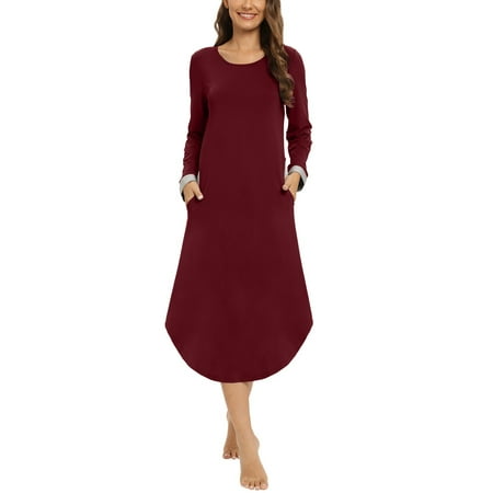 Valcatch Women s Nightgown Crew Neck Long Sleeve Sleep Shirt Loose Comfy Pajamas 3XL
Valcatch Women s Nightgown Crew Neck Long Sleeve Sleep Shirt Loose Comfy Pajamas 3XL