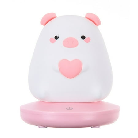 Cute Night Light for Kid,Soft Silicone Night Light with Touch Control Protable Led Animal Kids Lamp Piggy,G155698
Cute Night Light for Kid,Soft Silicone Night Light with Touch Control Protable Led Animal Kids Lamp Piggy,G155698