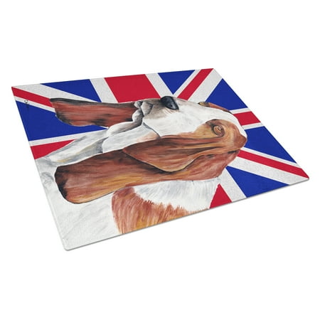 Caroline s Treasures Basset Hound with English Union Jack British Flag Glass Cutting Board Large Size
Caroline s Treasures Basset Hound with English Union Jack British Flag Glass Cutting Board Large Size