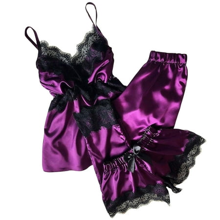 Cptfadh Underwear For Women Pajamas Womens Clothes Women V-Neck Eyelash Lace Stain Camisole Pajamas Bowknot Shorts Set
Cptfadh Underwear For Women Pajamas Womens Clothes Women V-Neck Eyelash Lace Stain Camisole Pajamas Bowknot Shorts Set