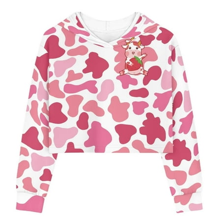 TOADDMOS Cow Lovers Trendy Girls Crop Tops Fall Essentials Kids Hooded Sweatershirts 13-14 Casual Hoodies for Toddler Girls
TOADDMOS Cow Lovers Trendy Girls Crop Tops Fall Essentials Kids Hooded Sweatershirts 13-14 Casual Hoodies for Toddler Girls