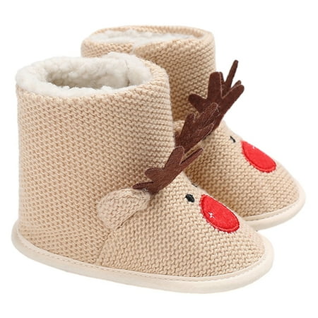 Infant Winter Snow Boots Christmas Cartoon Patterned Boots Warm Baby First Walker Shoes
Infant Winter Snow Boots Christmas Cartoon Patterned Boots Warm Baby First Walker Shoes