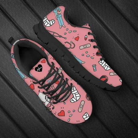 Hospital Equipment Nurse Heart Beat Print Women Flats Shoes Breathable Spring Sneakers Nursing Gifts for Girls Shoe
Hospital Equipment Nurse Heart Beat Print Women Flats Shoes Breathable Spring Sneakers Nursing Gifts for Girls Shoe