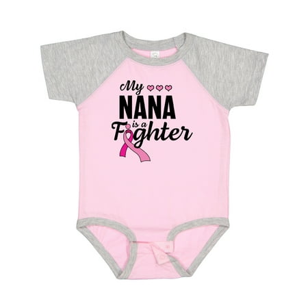 Inktastic Breast Cancer Awareness My Nana is a Fighter Gift Baby Boy or Baby Girl Bodysuit
Inktastic Breast Cancer Awareness My Nana is a Fighter Gift Baby Boy or Baby Girl Bodysuit