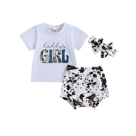 Bagilaanoe 3pcs Newborn Baby Girl Short Pants Set Short Sleeve Letter Print T Shirt Tops + Shorts + Hairband 6M 12M 18M 24M Infant Casual Summer Outfits
Bagilaanoe 3pcs Newborn Baby Girl Short Pants Set Short Sleeve Letter Print T Shirt Tops + Shorts + Hairband 6M 12M 18M 24M Infant Casual Summer Outfits