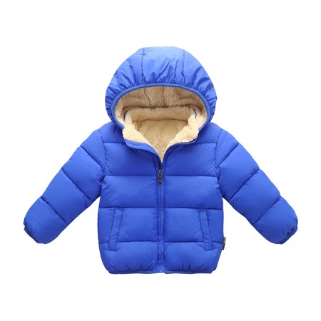 BIZIZA Coat for Toddler Hooded Pockets Zip Up Fleece Solid Color Long Sleeve Tops 1-4Y Chlid Baby Royal Blue 110
BIZIZA Coat for Toddler Hooded Pockets Zip Up Fleece Solid Color Long Sleeve Tops 1-4Y Chlid Baby Royal Blue 110