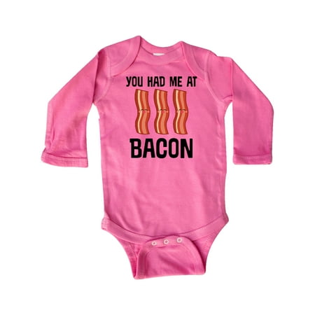 Inktastic You Had Me At Bacon Funny Bacon Lover Gift Gift Baby Boy or Baby Girl Long Sleeve Bodysuit
Inktastic You Had Me At Bacon Funny Bacon Lover Gift Gift Baby Boy or Baby Girl Long Sleeve Bodysuit