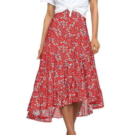koaiezne Flower Print Waist Print Casual Ruffle Skirt Fashion Women Chiffon Mid-length High Skirt Floral Midi Skirt Maternity Band Skirt
koaiezne Flower Print Waist Print Casual Ruffle Skirt Fashion Women Chiffon Mid-length High Skirt Floral Midi Skirt Maternity Band Skirt
