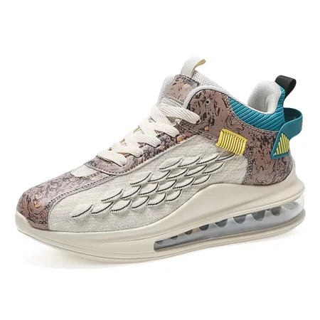 Three-dimensional Flying Woven Air Cushion Breathable Sneakers Striped Shockproof Comfortable Casual Running Shoes
Three-dimensional Flying Woven Air Cushion Breathable Sneakers Striped Shockproof Comfortable Casual Running Shoes