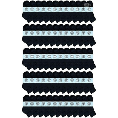 120 Pairs Of SOCKS NBULK Wholesale Bulk Kids Mid Ankle Socks Cotton Sport Athletic Ankle Socks Size 4-6 (Black)
120 Pairs Of SOCKS NBULK Wholesale Bulk Kids Mid Ankle Socks Cotton Sport Athletic Ankle Socks Size 4-6 (Black)