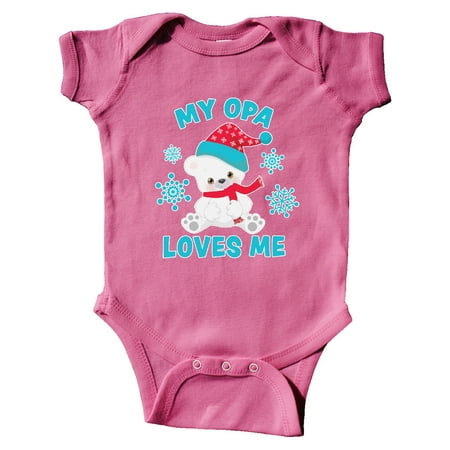 Inktastic Polar Bear My Opa Loves Me in Santa Hat with Snowflakes Gift Baby Boy or Baby Girl Bodysuit
Inktastic Polar Bear My Opa Loves Me in Santa Hat with Snowflakes Gift Baby Boy or Baby Girl Bodysuit