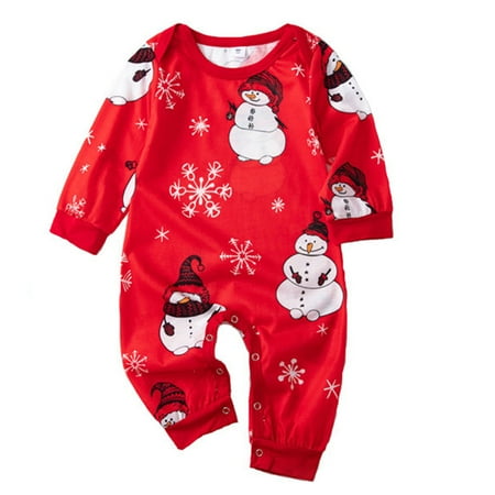 Baby s Christmas Family Matching Pajamas Sets Holiday Pajama PJ Sets Xmas Jammies for Family