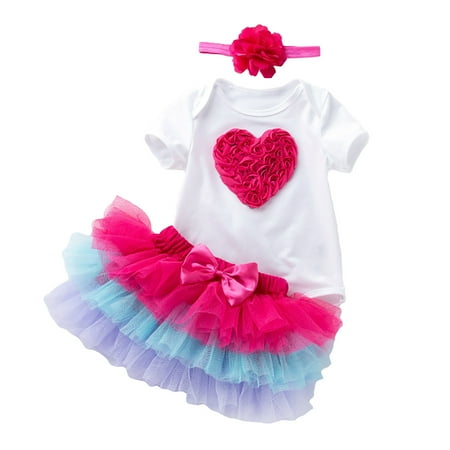 EHTMSAK Newborn Infant Baby Toddler Girl Short Sleeve Clothing Set Outfits Love Print Bodysuit and Mesh Skirt Set Summer with Headband Hot Pink 0-2Y 73
EHTMSAK Newborn Infant Baby Toddler Girl Short Sleeve Clothing Set Outfits Love Print Bodysuit and Mesh Skirt Set Summer with Headband Hot Pink 0-2Y 73