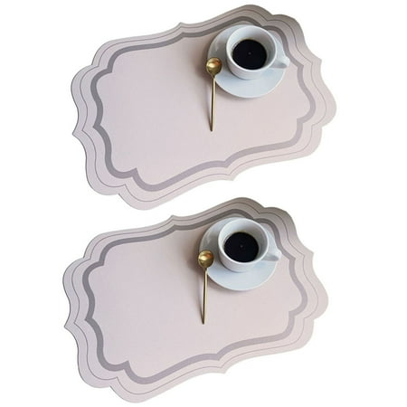2 Pcs Place Mats PVC Dining Table Placemats Non-Slip Waterproof Oil-Proof Durable
2 Pcs Place Mats PVC Dining Table Placemats Non-Slip Waterproof Oil-Proof Durable