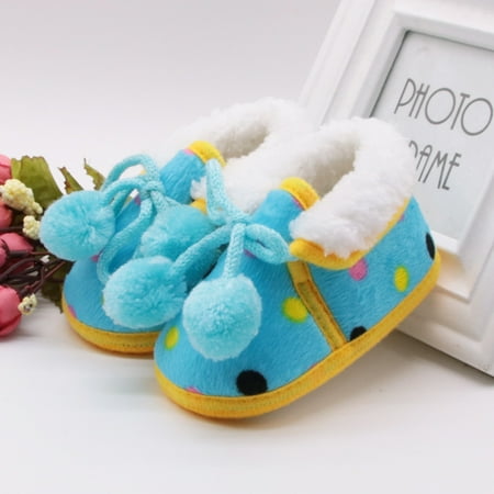 Toyella Baby shoes autumn and winter 0-1 year old anti slip soft bottom shoes plush thickening toddler shoes baby shoes xsx800 Bule 12cm
Toyella Baby shoes autumn and winter 0-1 year old anti slip soft bottom shoes plush thickening toddler shoes baby shoes xsx800 Bule 12cm