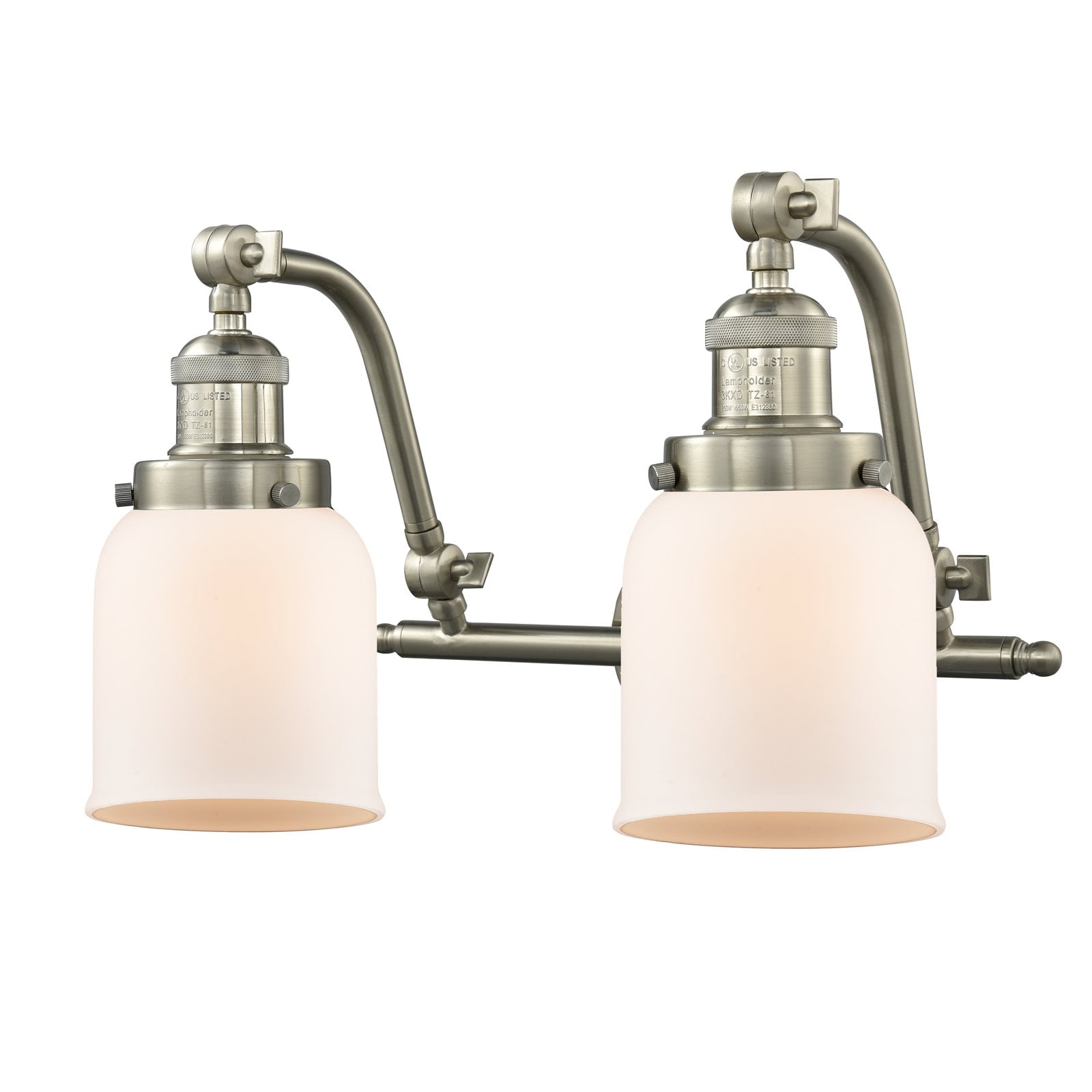 Innovations Lt Led Small Bell Bathroom Fixture Brushed Satin