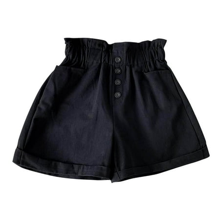 TIREOW Kid s Breathable Pants Girls Middle and Older Children s Solid Colour Button Pocket Shorts with Pockets Loose and Comfortable Toddler Pants
TIREOW Kid s Breathable Pants Girls Middle and Older Children s Solid Colour Button Pocket Shorts with Pockets Loose and Comfortable Toddler Pants