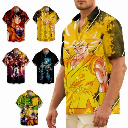 Anime Dragon Ball-Toddler Boys Short Sleeve Button Down Hawaiian Shirts Stylish Holiday Clothing Size 100-170/XXS-8XL
Anime Dragon Ball-Toddler Boys Short Sleeve Button Down Hawaiian Shirts Stylish Holiday Clothing Size 100-170/XXS-8XL