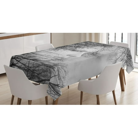 Black and White Tablecloth Woman Face Among Tree Branches Double Exposure Effect Artistic Print Rectangular Table Cover for Dining Room Kitchen 60 X 84 Inches Black and White by Ambesonne
Black and White Tablecloth Woman Face Among Tree Branches Double Exposure Effect Artistic Print Rectangular Table Cover for Dining Room Kitchen 60 X 84 Inches Black and White by Ambesonne