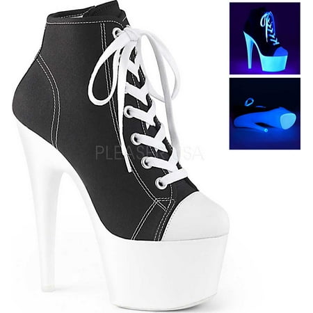 Women s Pleaser Adore 700SK Lace Up Platform Sneaker