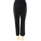 Tahari NEW Black Women's Size 4P Petite Pocketless Flat Front Dress Pants