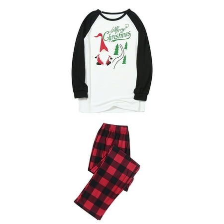 Gureui Fashion Family Parent-child Pajamas Cute Christmas Printing Top and Elastic Plaid Trousers Two Piece Set
Gureui Fashion Family Parent-child Pajamas Cute Christmas Printing Top and Elastic Plaid Trousers Two Piece Set