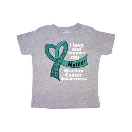 Inktastic I Love and Support My Mother Ovarian Cancer Teal Ribbon Gift Toddler Boy or Toddler Girl T-Shirt
Inktastic I Love and Support My Mother Ovarian Cancer Teal Ribbon Gift Toddler Boy or Toddler Girl T-Shirt