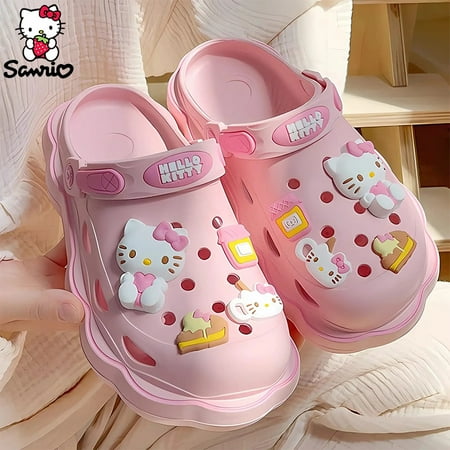 2024 DREAMFIRE Sanrio Hello Kitty Summer Slippers Woman Kuromi Cinnamoroll Outdoor Beach Holey Shoes Sandals Women Eva Flip Flops Girl Gift
2024 DREAMFIRE Sanrio Hello Kitty Summer Slippers Woman Kuromi Cinnamoroll Outdoor Beach Holey Shoes Sandals Women Eva Flip Flops Girl Gift
