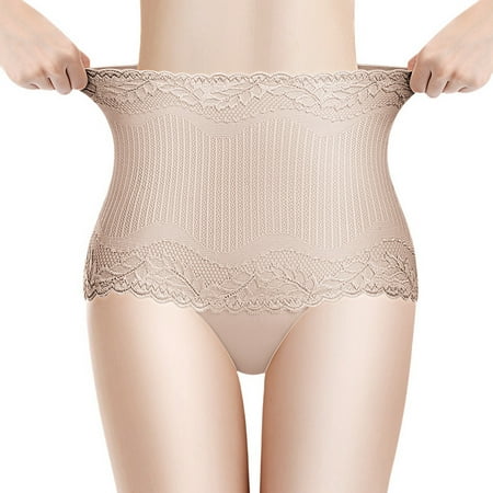 HEVIRGO Lace Trim Elastic Waistband Hip Lift Women Briefs High Waist Solid Color Seamless Panties
HEVIRGO Lace Trim Elastic Waistband Hip Lift Women Briefs High Waist Solid Color Seamless Panties