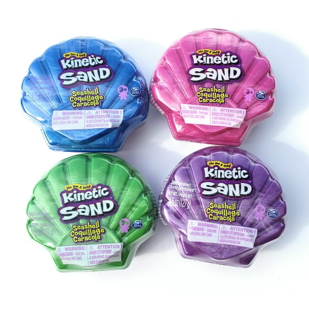 Kinetic Sand Seashell 4 Pack…