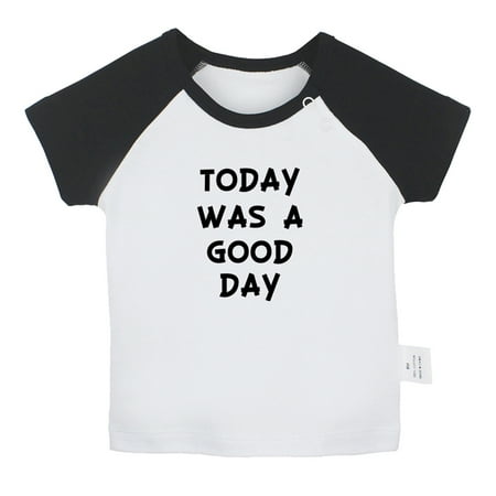 Today Was a Good Day Funny T shirt For Baby Newborn Babies T-shirts Infant Tops 0-24M Kids Graphic Tees Clothing (Short Black Raglan T-shirt 0-6 Months)
Today Was a Good Day Funny T shirt For Baby Newborn Babies T-shirts Infant Tops 0-24M Kids Graphic Tees Clothing (Short Black Raglan T-shirt 0-6 Months)