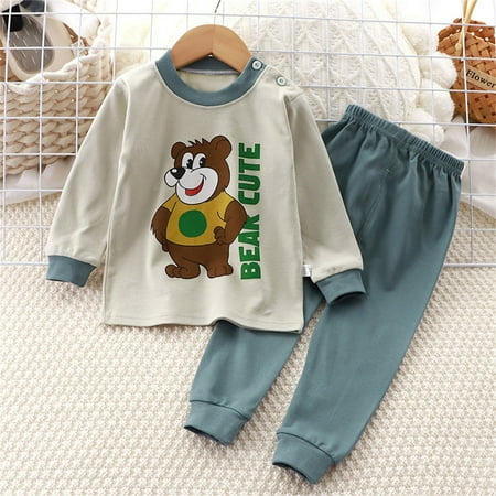 Hbdhejl Toddler Girls Pajamas Little Boys Pajamas Dinosaur Animals Cotton 2 Piece Train Kids Cartoon Sleepwear Fall Winter Clothes Set Dark Green 4-5 Years
Hbdhejl Toddler Girls Pajamas Little Boys Pajamas Dinosaur Animals Cotton 2 Piece Train Kids Cartoon Sleepwear Fall Winter Clothes Set Dark Green 4-5 Years