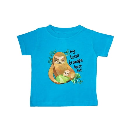 Inktastic My Great Grandpa Loves Me Cute Sloth and Baby Gift Baby Boy or Baby Girl T-Shirt
Inktastic My Great Grandpa Loves Me Cute Sloth and Baby Gift Baby Boy or Baby Girl T-Shirt