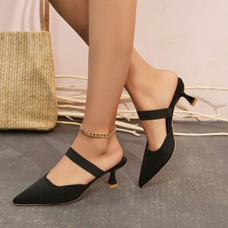 Women Solid Color Satin Pointed Toe High Heels Slip On Stiletto Heels Versatile Party Dress
Women Solid Color Satin Pointed Toe High Heels Slip On Stiletto Heels Versatile Party Dress