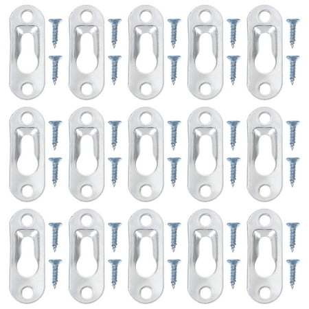 30pcs Metal Keyhole Hangers Picture Frame Fixing Hooks Keyhole Hanging Plate Mirror Picture Frame Hanger
30pcs Metal Keyhole Hangers Picture Frame Fixing Hooks Keyhole Hanging Plate Mirror Picture Frame Hanger