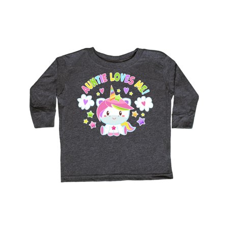 Inktastic Auntie Loves Me with Cute Rainbow Unicorn Gift Toddler Boy or Toddler Girl Long Sleeve T-Shirt
Inktastic Auntie Loves Me with Cute Rainbow Unicorn Gift Toddler Boy or Toddler Girl Long Sleeve T-Shirt