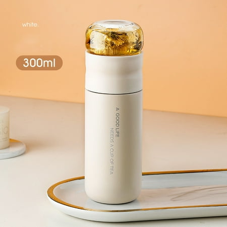 Insulated Cup with Filter Stainless Steel Tea Bottle Cup with Glass Infuser Separates Tea and Water 300ML New
Insulated Cup with Filter Stainless Steel Tea Bottle Cup with Glass Infuser Separates Tea and Water 300ML New