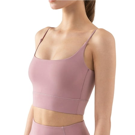 rygai Sports Vest Breathable Gather Comfortable Solid Color Padded Shockproof High Elasticity Low Cut Women Sports Bra for Jogging Pink S
rygai Sports Vest Breathable Gather Comfortable Solid Color Padded Shockproof High Elasticity Low Cut Women Sports Bra for Jogging Pink S