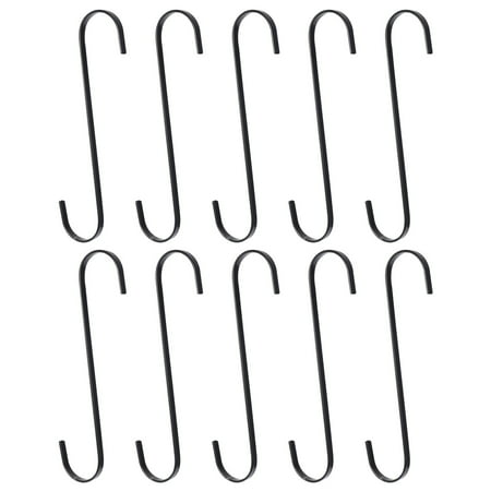 10 Pack Extra 10 Inch Long S Hooks for Hanging Plant Basket Tree Branch Closet Garden Pergola Indoor Outdoor Uses
10 Pack Extra 10 Inch Long S Hooks for Hanging Plant Basket Tree Branch Closet Garden Pergola Indoor Outdoor Uses