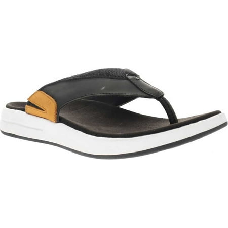 Men s Propet Easton Flip Flop Black