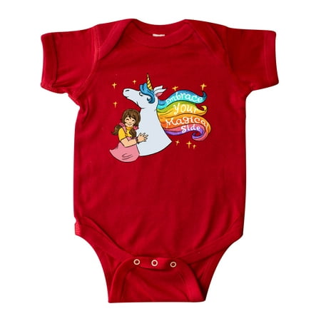 Inktastic Embrace Your Magical Side Girl Hugging A Unicorn Gift Baby Boy or Baby Girl Bodysuit
Inktastic Embrace Your Magical Side Girl Hugging A Unicorn Gift Baby Boy or Baby Girl Bodysuit